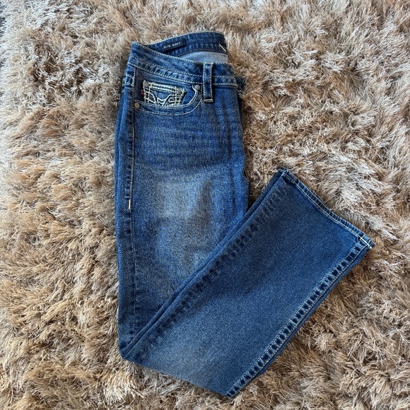 Vigoss Heritage Fit Jeans, EUC, 8, Slim bootcut, Light Wash - Picture 1 of 6